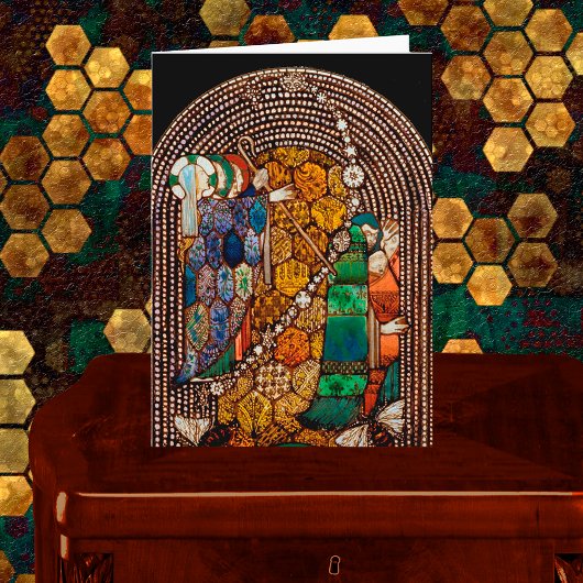  St. Gobnait Drawing a Plague Line (Detail) Karte