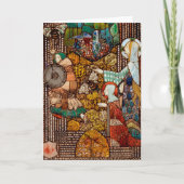 St Gobnait Drives Off a Cattle Raiders with Bees Karte (Vorderseite)