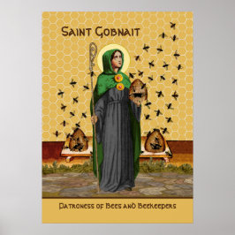 St. Gobnait von Ballyvourney (SAE 003) Poster