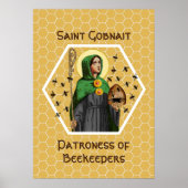 St. Gobnait von Ballyvourney (SAE 003) Poster (Vorne)