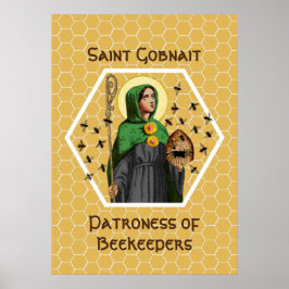 St. Gobnait von Ballyvourney (SAE 003) Poster