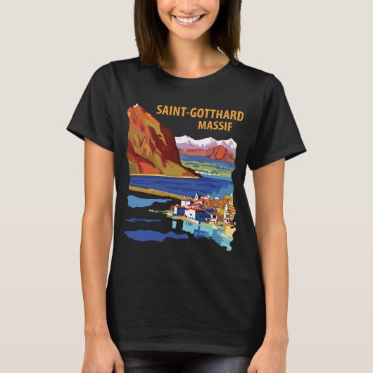 St. Gotthard Massiv T-Shirt (Vorderseite)