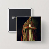 St Gregory das große Button (Vorne & Hinten)
