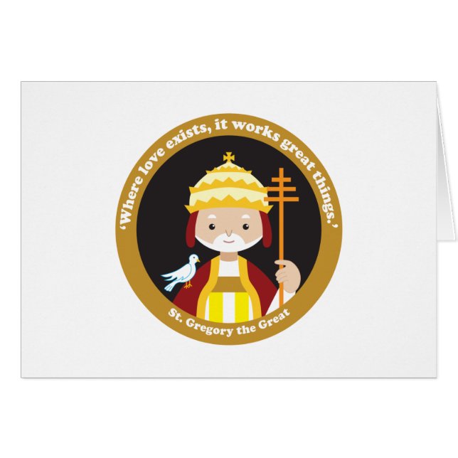 St. Gregory, der Große (Vorderseite (Horizontal))