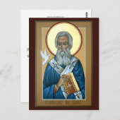 St. Gregory, die große Gebetskarte Postkarte (Vorne/Hinten)