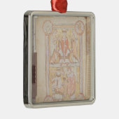 St Gregory die großen 2 Silbernes Ornament (Rechts)