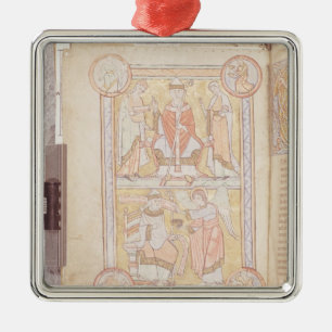 St Gregory die großen 2 Silbernes Ornament
