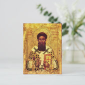 St. Gregory Palamas Orthodox Christliches Symbol Postkarte (Stehend Vorderseite)