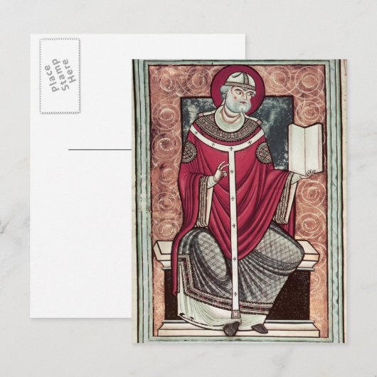 St. Gregory Postkarte (Vorne/Hinten)