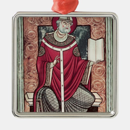 St Gregory Silbernes Ornament (Vorne)
