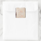 St. Gregory the Great 2 Quadratischer Aufkleber (Tasche)