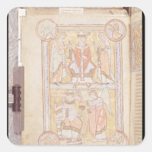 St. Gregory the Great 2 Quadratischer Aufkleber