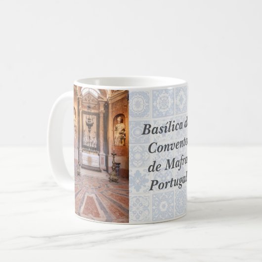 St. Gregory und St. Ambrose. Barockstatuen Kaffeetasse (Vorderseite Links)