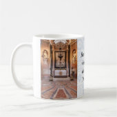 St. Gregory und St. Ambrose. Barockstatuen Kaffeetasse (Links)