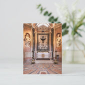 St. Gregory und St. Ambrose. Barockstatuen Postkarte (Stehend Vorderseite)