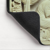 St- Gregoryschreiben mit Schreibern unten Mousepad (Ecke)