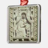 St- Gregoryschreiben mit Schreibern unten Ornament Aus Metall (Links)