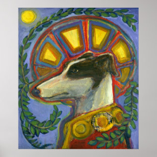 St. Guinefort the Greyhound Print Poster