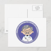 St. Guiseppe Moscati Postkarte (Vorne/Hinten)