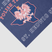 St. Hedwig Polnisch Texan Seidenpapier (Detail)