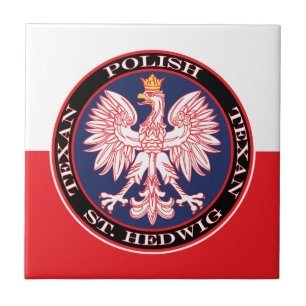 St. Hedwig Round Polish Texan Fliese