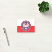 St. Hedwig Texas Polnischer Adler Post-it Klebezettel (Büro)