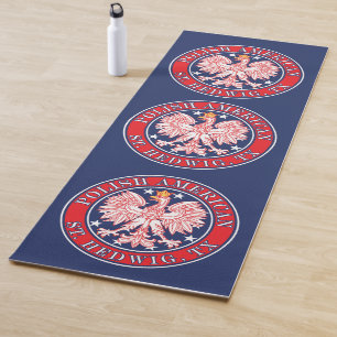 St. Hedwig Texas Polnischer Adler Yogamatte