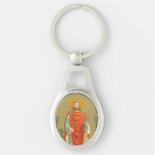 St. Heinrich II., Kaiser (BBS 10) Metall oval Schlüsselanhänger