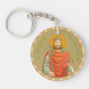 St. Heinrich II., Kaiser (BBS 10) Rund Schlüsselanhänger