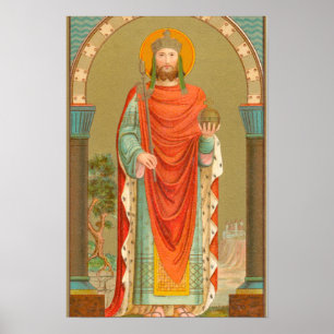 St. Heinrich II., Kaiser (BBS 10; Stil 4) Poster