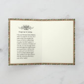 St. Helen Helena Gebet Vintag Karte (Innenseite)