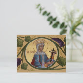 St. Helen Prayer Card Postkarte (Stehend Vorderseite)