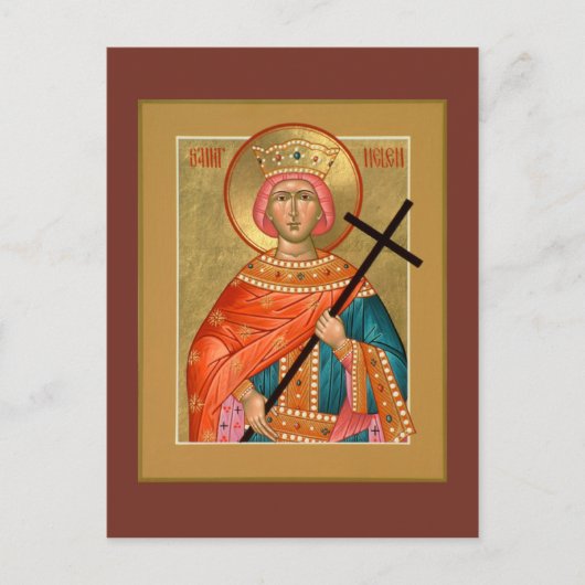 St. Helen Prayer Card Postkarte (Vorderseite)