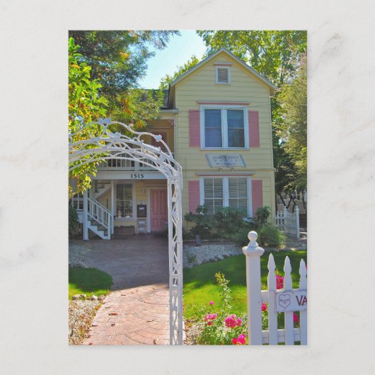 St. Helena Ambrose Bierce Bed & Breakfast Postkarte (Vorderseite)