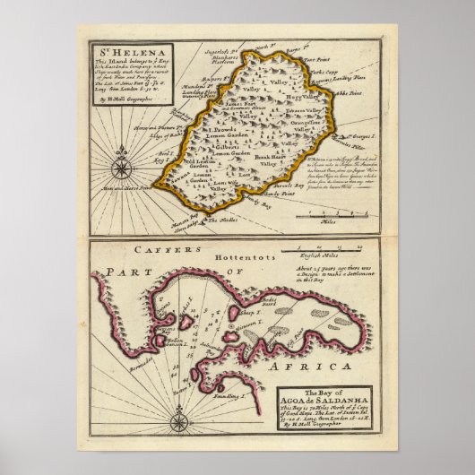 St Helena Bay of Agoa de Saldanha Poster (Vorne)