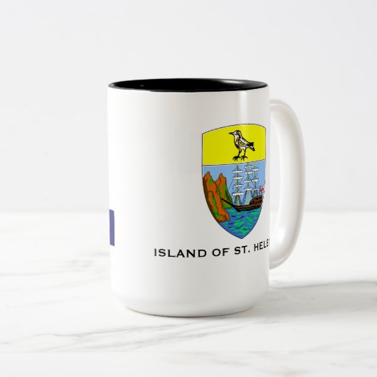 St. Helena Island Zweifarbige Tasse (VorderseiteRechts)