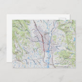 St. Helena, Kalifornien Karte (Vorne/Hinten)