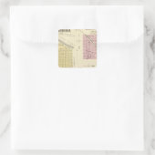 St. Helena, Nebraska Quadratischer Aufkleber (Tasche)