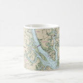 St Helena Sound to Savannah River Seekarte Kaffeetasse (Mittel)