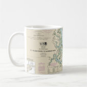 St Helena Sound to Savannah River Seekarte Kaffeetasse (Links)