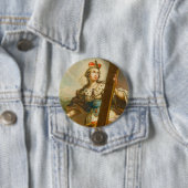 St. Helena von Konstantinopel mit Kreuz Button (Beispiel)
