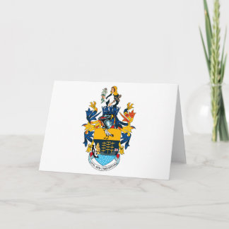 St. Helena-Wappen - Grußkarte Karte