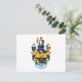St. Helena Wappen Postkarte (Stehend Vorderseite)