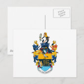 St. Helena Wappen Postkarte (Vorne/Hinten)