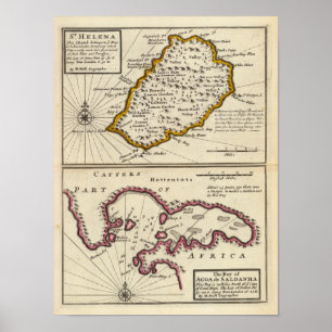 St.- Helenabucht von Agoa de Saldanha Poster