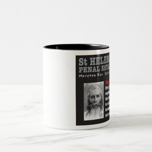 St.- Helenainsel-Tasse Zweifarbige Tasse (Mittel)