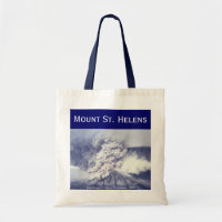St. Helens Eruption Tote Bag