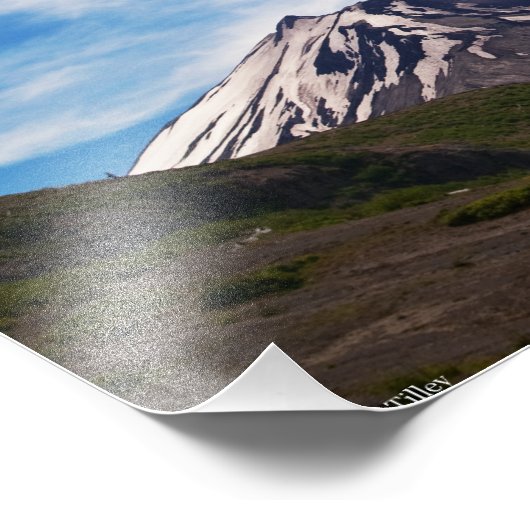 St. Helens Fotodruck (Ecke)