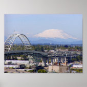 St Helens & Fremont Bridge Poster (Vorne)