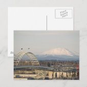 St Helens & Fremont Bridge Postkarten (Vorne/Hinten)